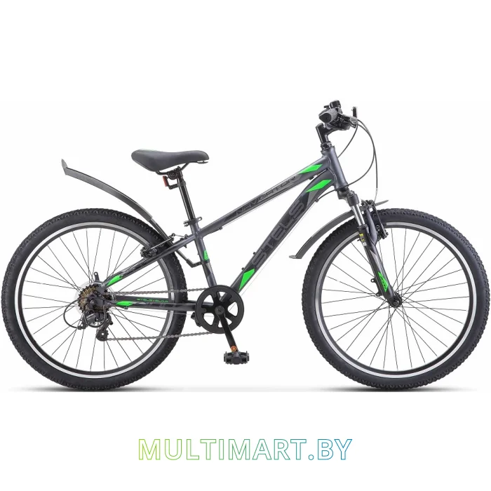 Горный велосипед Stels Navigator 400 V 24 F020 р.12 (серый/зеленый)